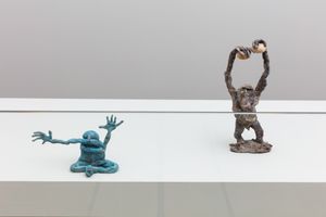 Exhibition view: Francis Upritchard, _A Loose Hold_, Kunsthaus Pasquart, Bienne (18 September–20 November 2022). Courtesy the artist and Kate MacGarry. Photos: Angus Mill.